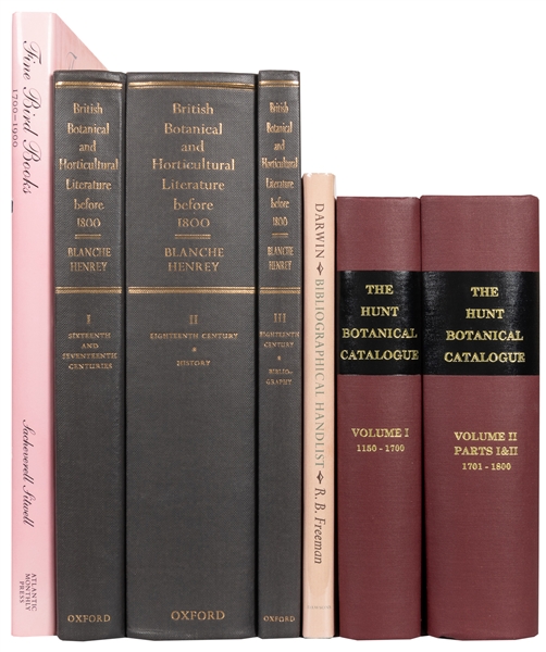  [BIBLIOGRAPHIES - NATURAL HISTORY]. A group of 4 works, inc...