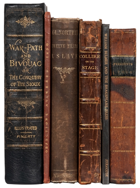  [NON-FICTION]. A group of 6 antiquarian titles. [V.p., v.d....