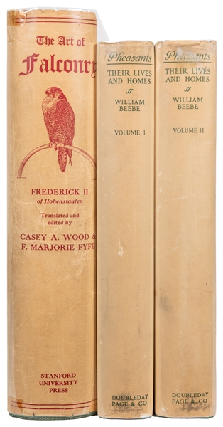  [ORNITHOLOGY]. A group of 2 titles in 3 volumes, including:...