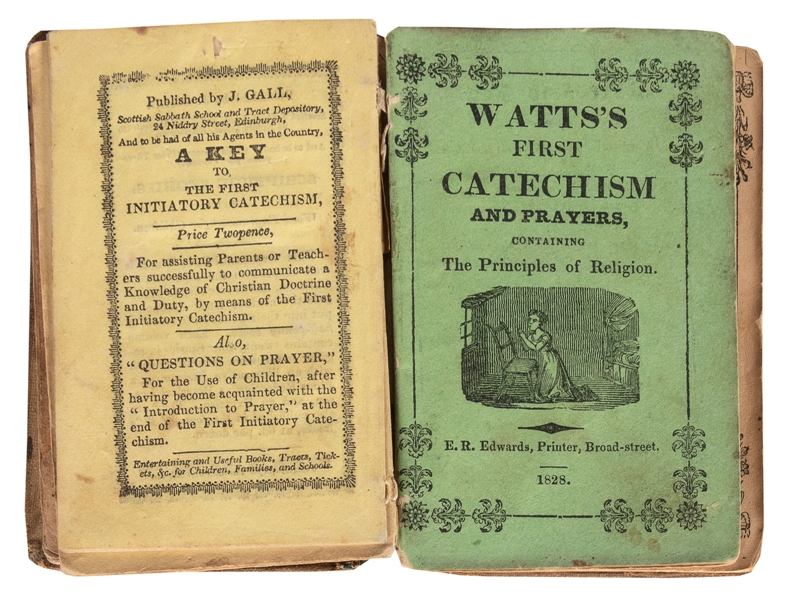  [RELIGIOUS CHAPBOOKS]. A group of 9 titles. [V.p., v.d., ca...