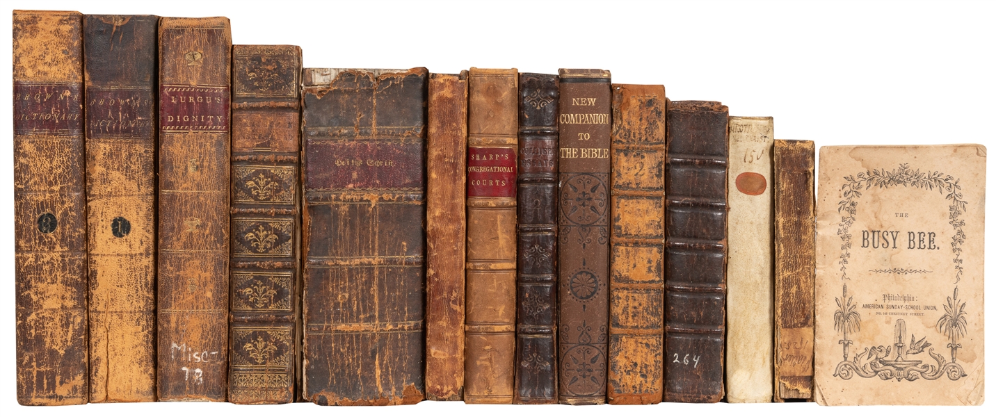  [RELIGION]. A group of 13 antiquarian titles. [V.p., v.d., ...