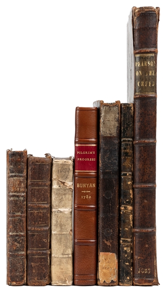  [RELIGION]. A group of 7 antiquarian titles. [V.p., v.d., c...