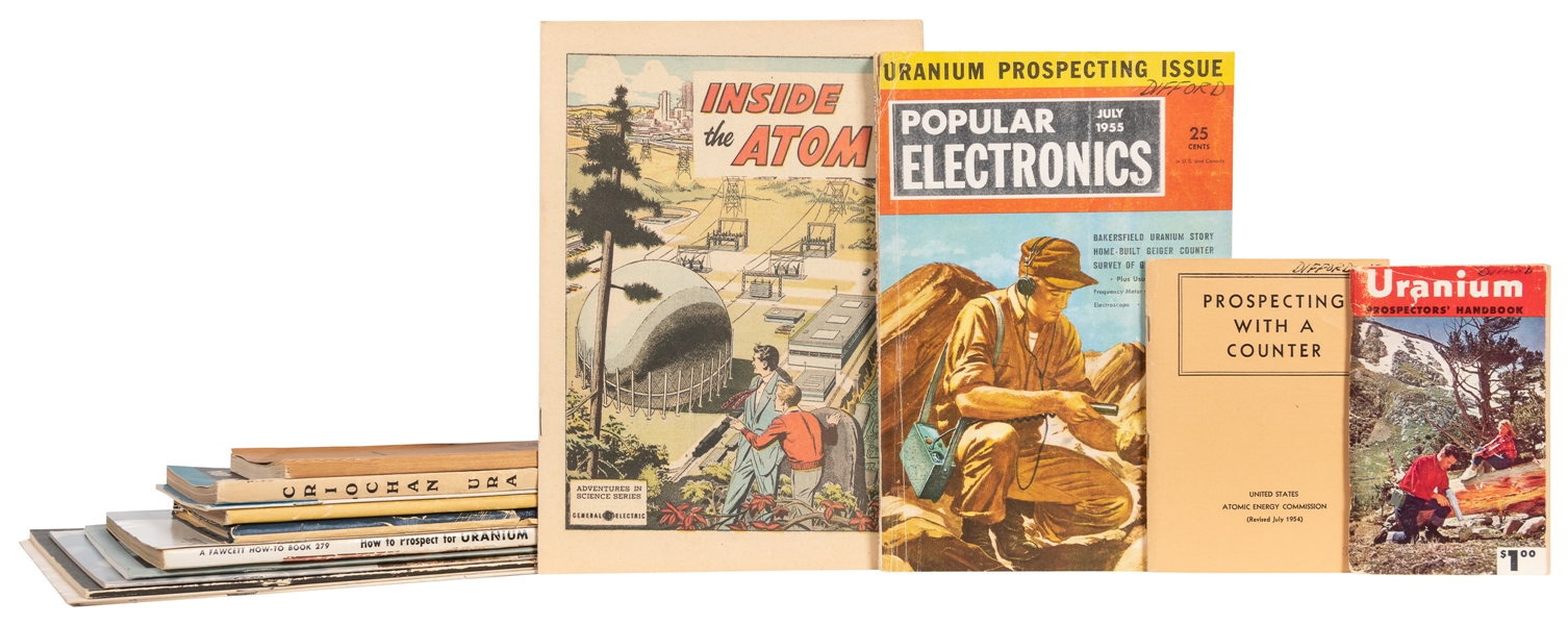  [SCIENCE]. A group of 14 booklets on uranium prospecting. V...