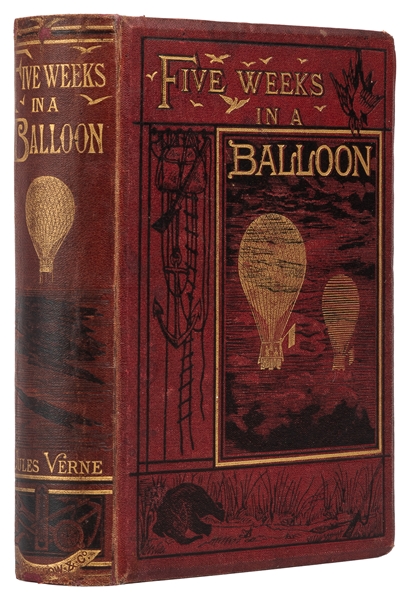  VERNE, Jules (1828-1905). Five Weeks in a Balloon. London: ...