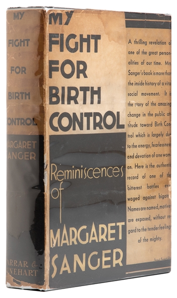  [WOMEN’S RIGHTS]. SANGER, Margaret (1879–1966). My Fight fo...