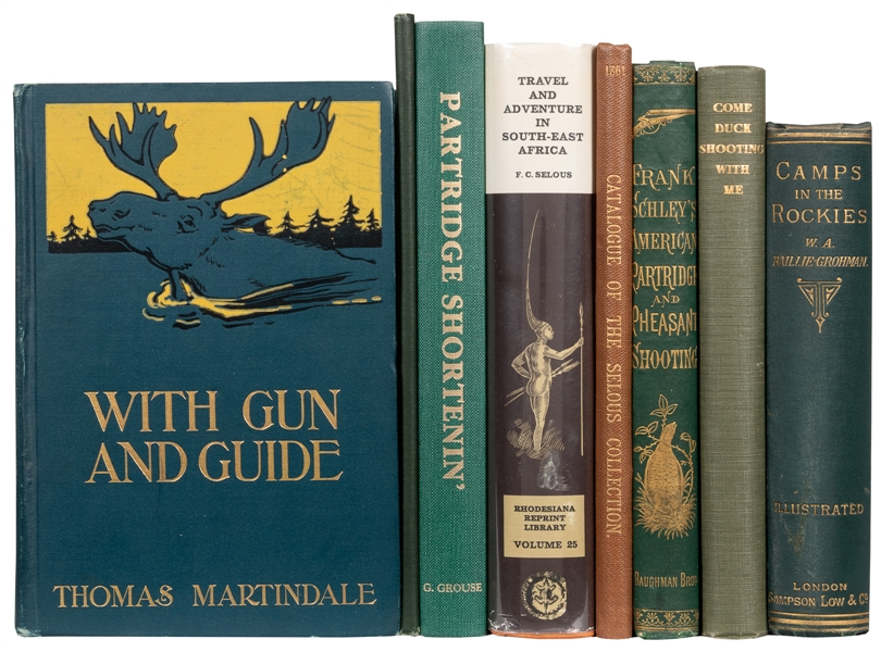  [HUNTING NARRATIVES]. A group of 8 titles, including: BAILL...