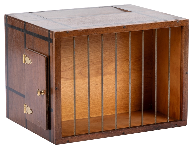  Guinea Pig Box. Glendale: Loyd, ca. 1950. Hardwood cage hol...