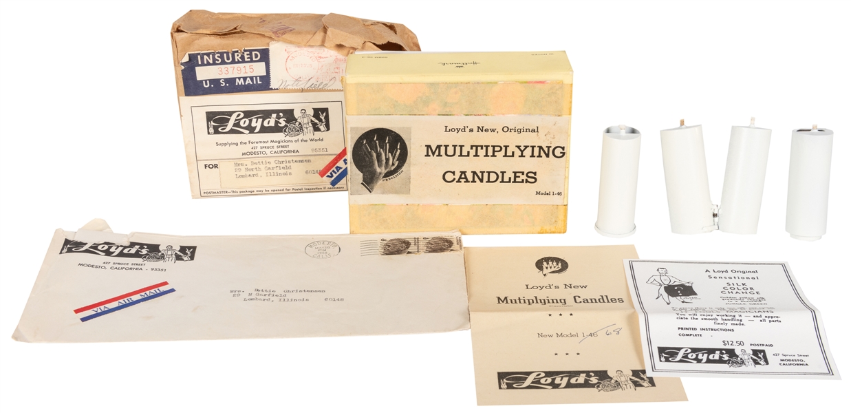  Multiplying Candles. Glendale, Loyd, ca. 1960s. A lit candl...