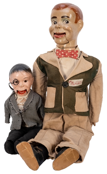  Two Vintage Ventriloquist Figures. American, ca. 1950s-60s....