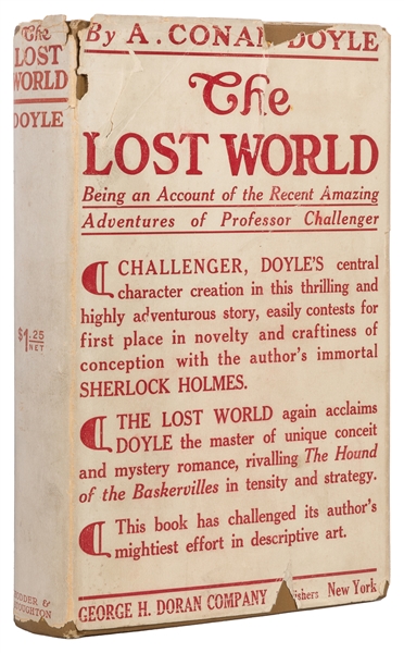  DOYLE, Arthur Conan (1859-1930). The Lost World. New York: ...