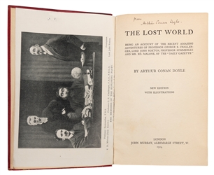  DOYLE, Arthur Conan (1859-1930). The Lost World. London: Jo...