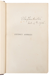  [THE LOST WORLD]. LANKESTER, Edwin Ray, Sir (1847-1929). Ex...