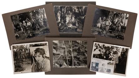  [LOST WORLD]. A group of 13 original stills for the 1925 Fi...