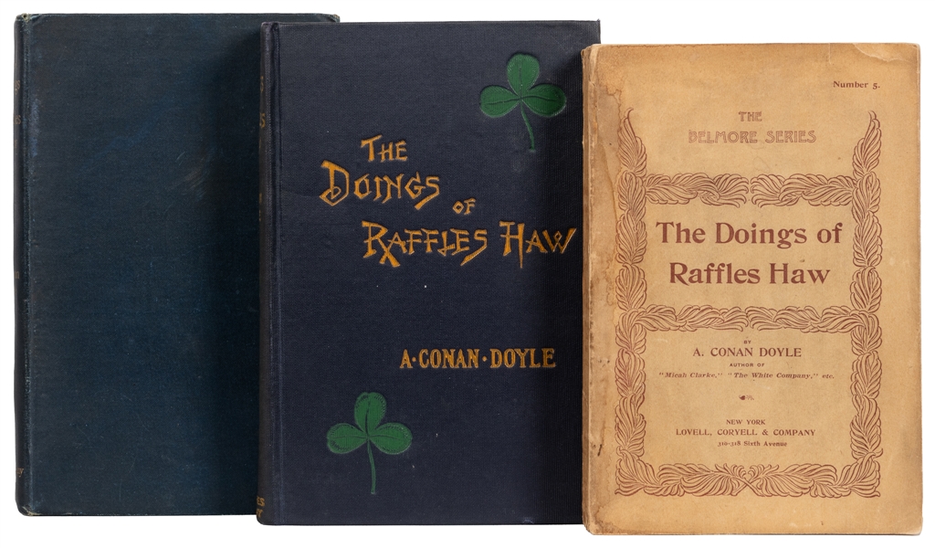  DOYLE, Arthur Conan (1859-1930). A group of 3 titles, inclu...