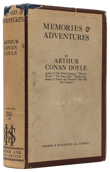  DOYLE, Arthur Conan (1859-1930). Memories and Adventures. L...