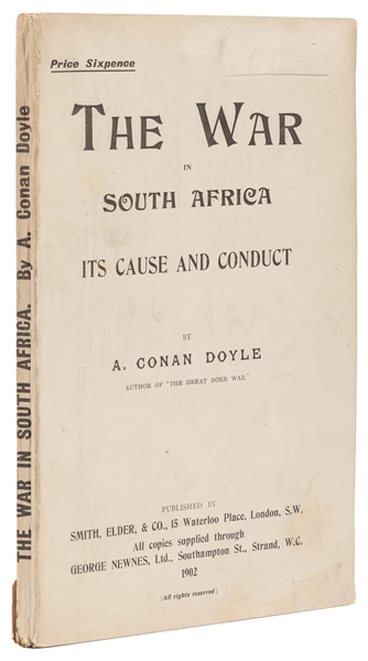  DOYLE, Arthur Conan (1859-1930). The War in South Africa. I...