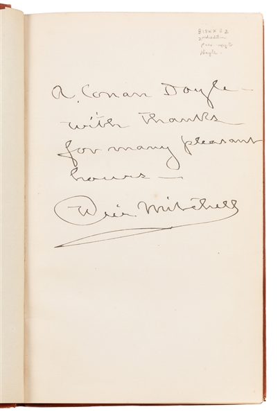  [DOYLE, Arthur Conan (1859-1930), his copy]. MITCHELL, Sila...