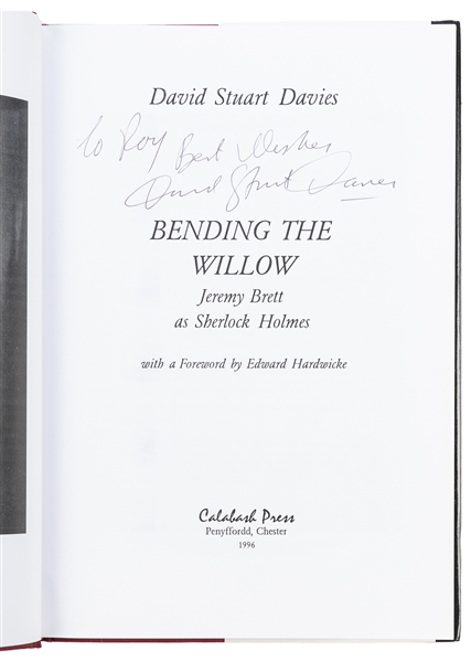  [BRETT, Jeremy, 1933-1995]. DAVIES, David Stuart (b. 1946)....