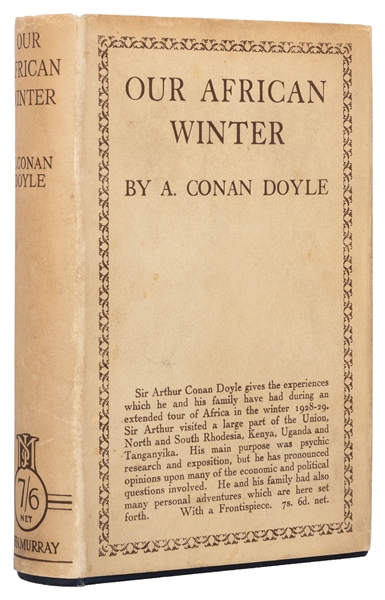  DOYLE, Arthur Conan (1859-1930). Our African Winter. London...