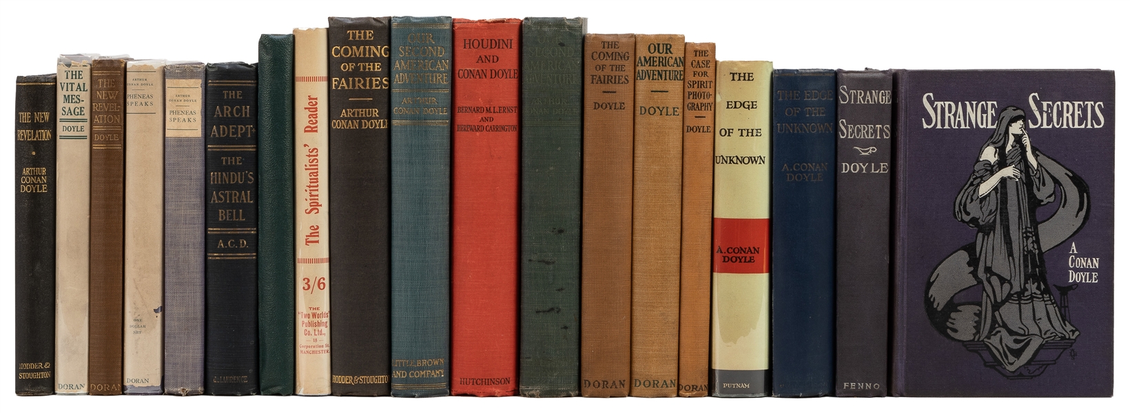  DOYLE, Arthur Conan (1859-1930). A group of 19 titles relat...