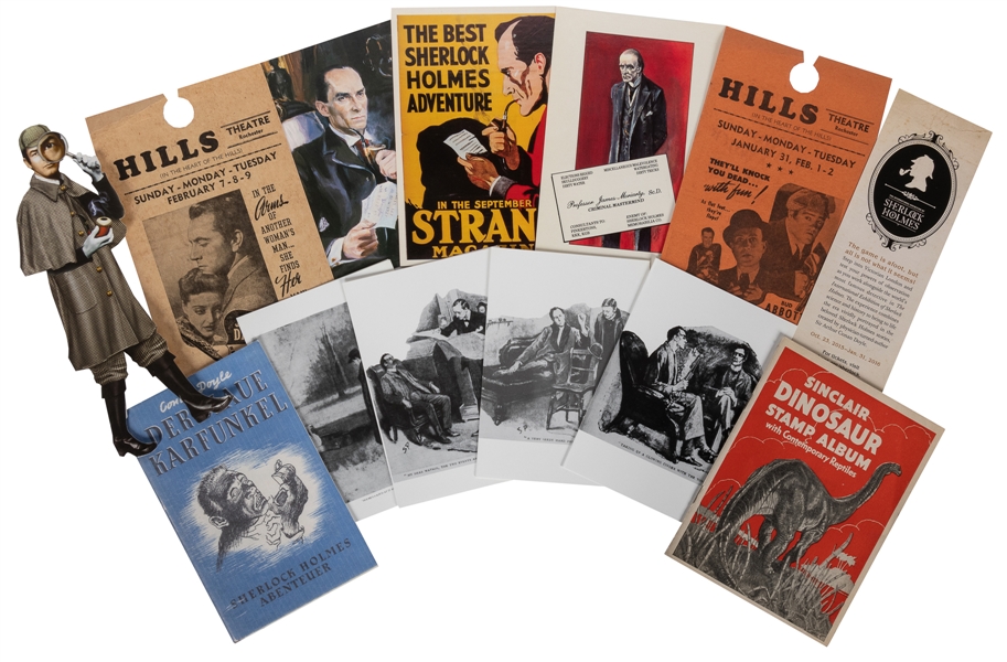  A group of various Sherlock-related ephemera items, includi...