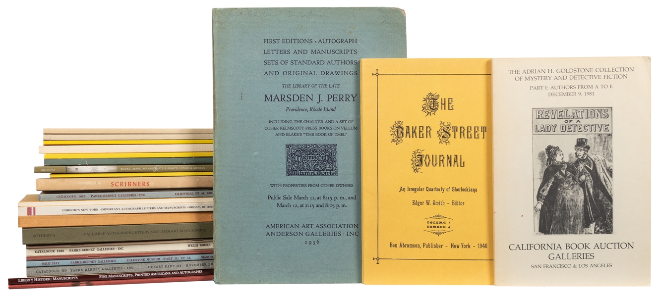  [DOYLE, Arthur Conan, 1859-1930, association]. A group of 2...