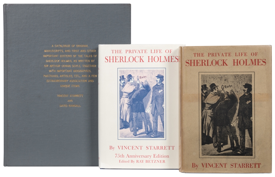  STARRETT, Vincent (1886-1974). A group of 7 titles by or re...