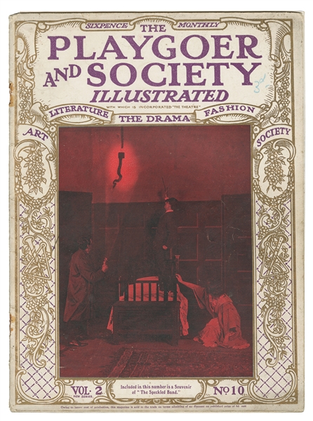  [THEATRE PROGRAM]. The Playgoer and Society Illustrated / I...