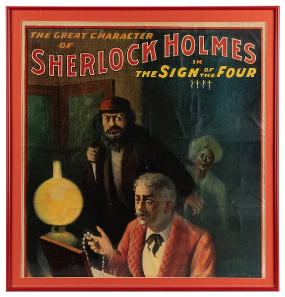  [FILM POSTER]. The Great Character of Sherlock Holmes in Th...