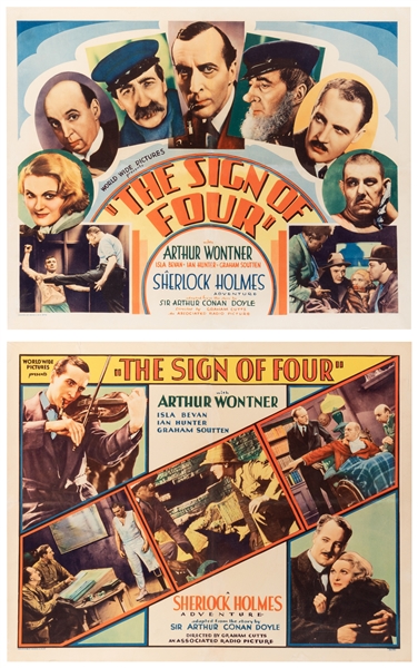  [FILM POSTERS]. A Group of Two Half-Sheets for “The Sign of...