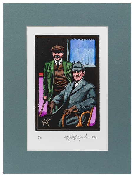  GORDON, Kevin (20th century). A group of 7 woodblock prints...