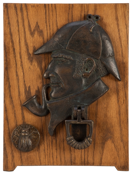  [CORDINER, William S]. Cast Bronze Door Knocker Profile of ...