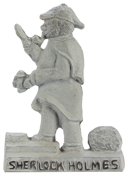  Sherlock Holmes doorstop. [Ca. 20th century]. Cast iron doo...