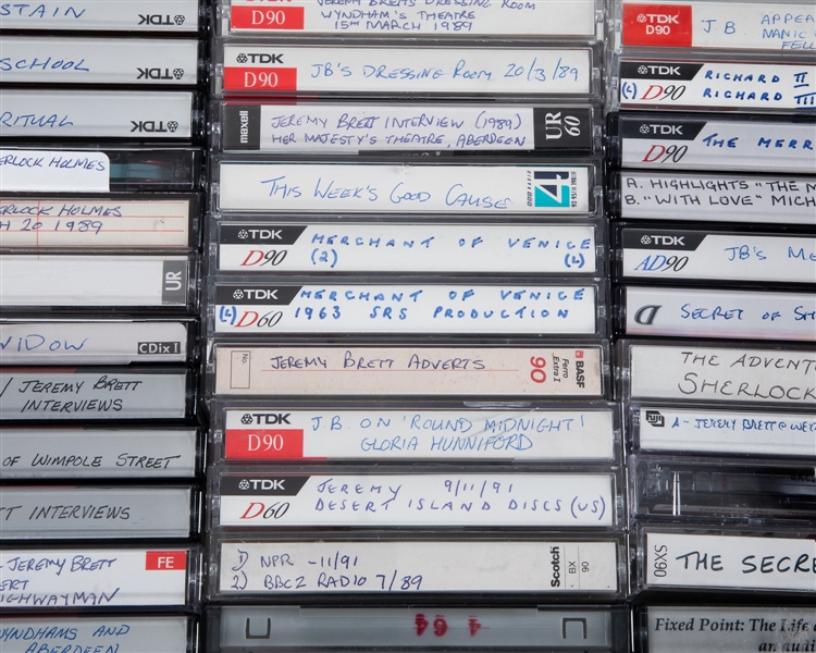  An archive of 40 audio cassettes of Jeremy Brett’s performa...