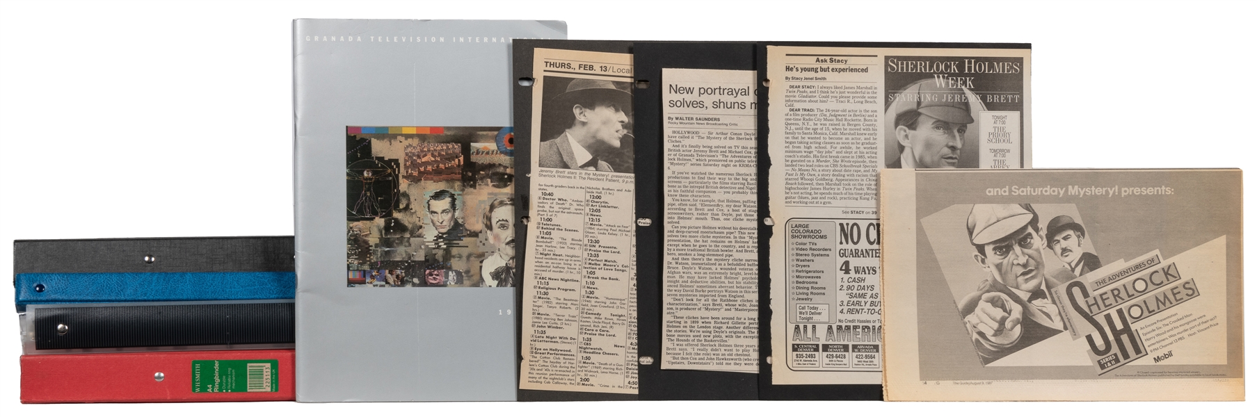  [PRITCHARD, Linda]. A large archive of newspaper clippings,...