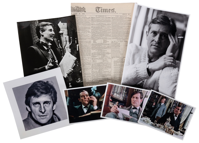  [PHOTOGRAPHY]. An archive of photos of Jeremy Brett, both a...