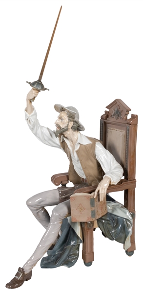 [LLADRO]. [FURIO, Salvador, sculptor]. “I am Don Quixote.” [Spain: Lladro, 1987]. 