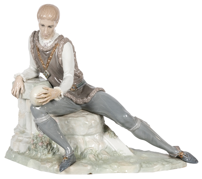 [LLADRO]. [FURIO, Salvador, sculptor]. “Hamlet.” [Spain: Lladro, 1971-73]. 