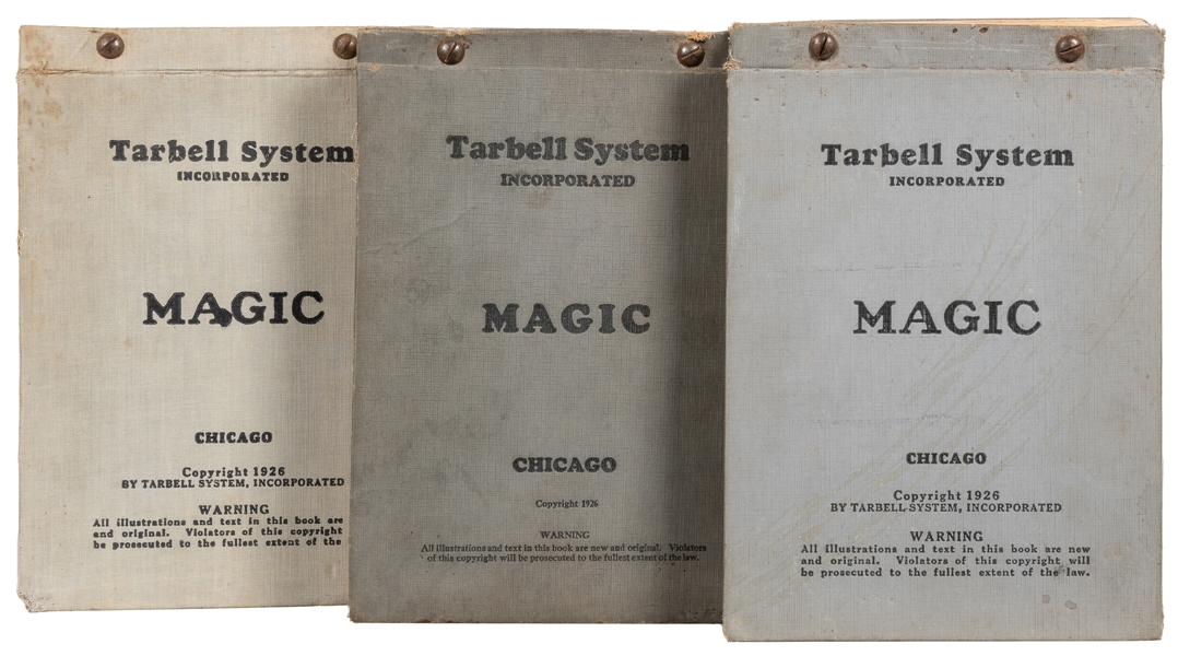  TARBELL, Harlan (1890-1960) The Tarbell Course in Magic. Ch...