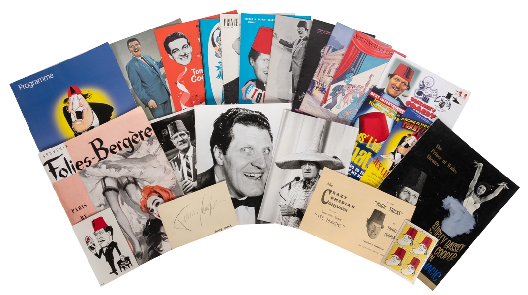  COOPER, Tommy. Tommy Cooper Ephemera Collection. A large gr...