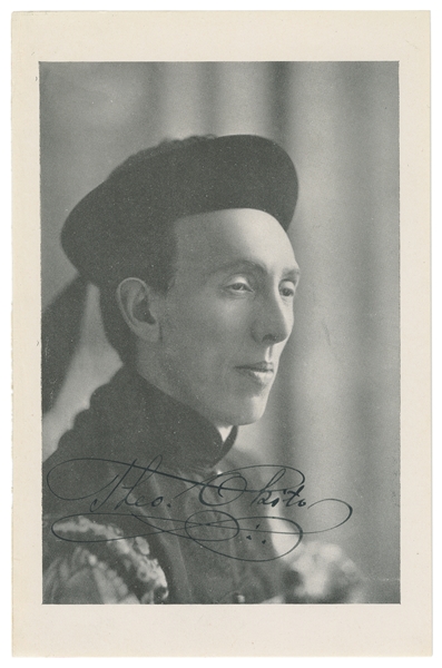  OKITO (Tobias Bamberg). Signed Okito Photo. 1950s. Horizont...