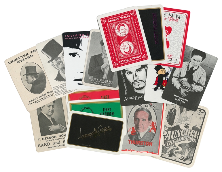  Magicians Throw Out Card Collection. A collection of over f...