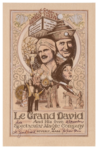  Le Grand David and His Own Spectacular Magic Company. Three...