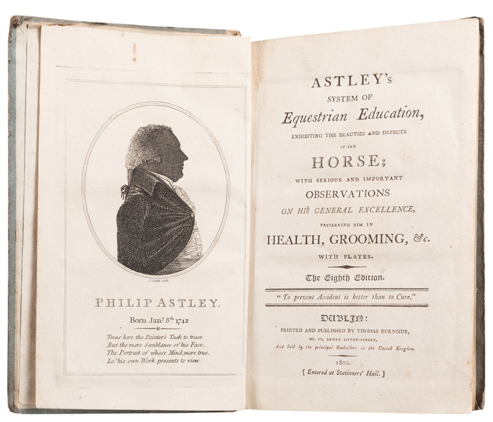  ASTLEY, Philip (1742 - 1814). Astley’s System of Equestrian...