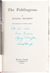  BRADDON, Russell (1921 – 95). The Piddingtons. London: Wern...