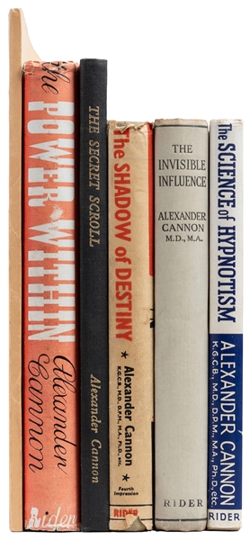  CANNON, Alexander (1896 – 1963). Group of Six Publications....