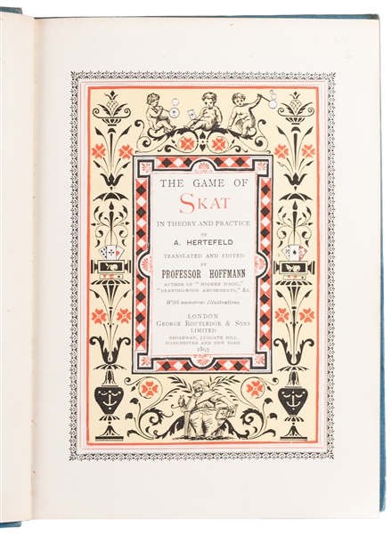  HOFFMANN, Professor (Angelo Lewis, 1839 – 1919). The Game o...