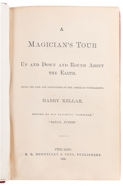  KELLAR, Harry (Henrich Keller, 1849 – 1922). A Magician’s T...