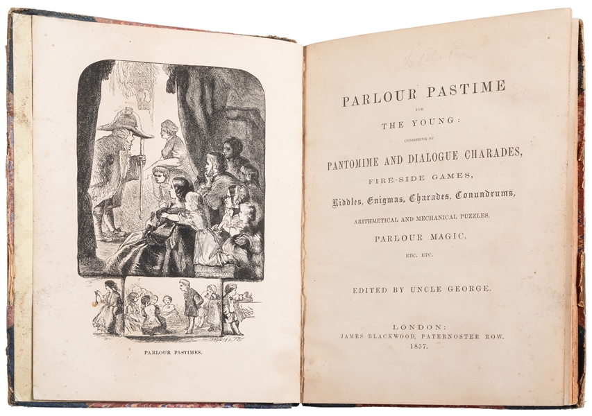  Parlour Pastime for the Young: Consisting of Pantomime and ...