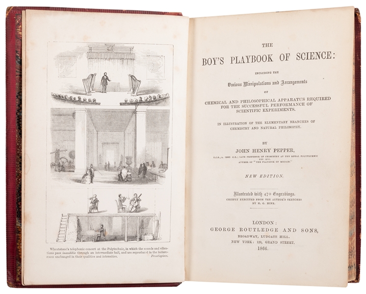  PEPPER, John Henry (1821 - 1900). The Boy’s Playbook of Sci...